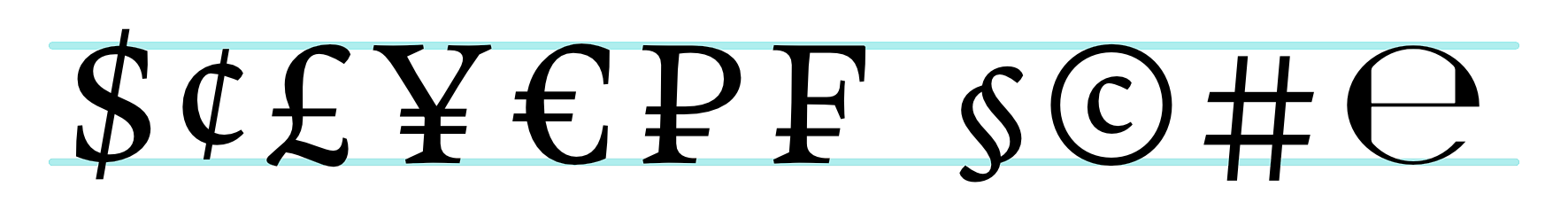 Niektóre abrewiatury, krój Times New Roman