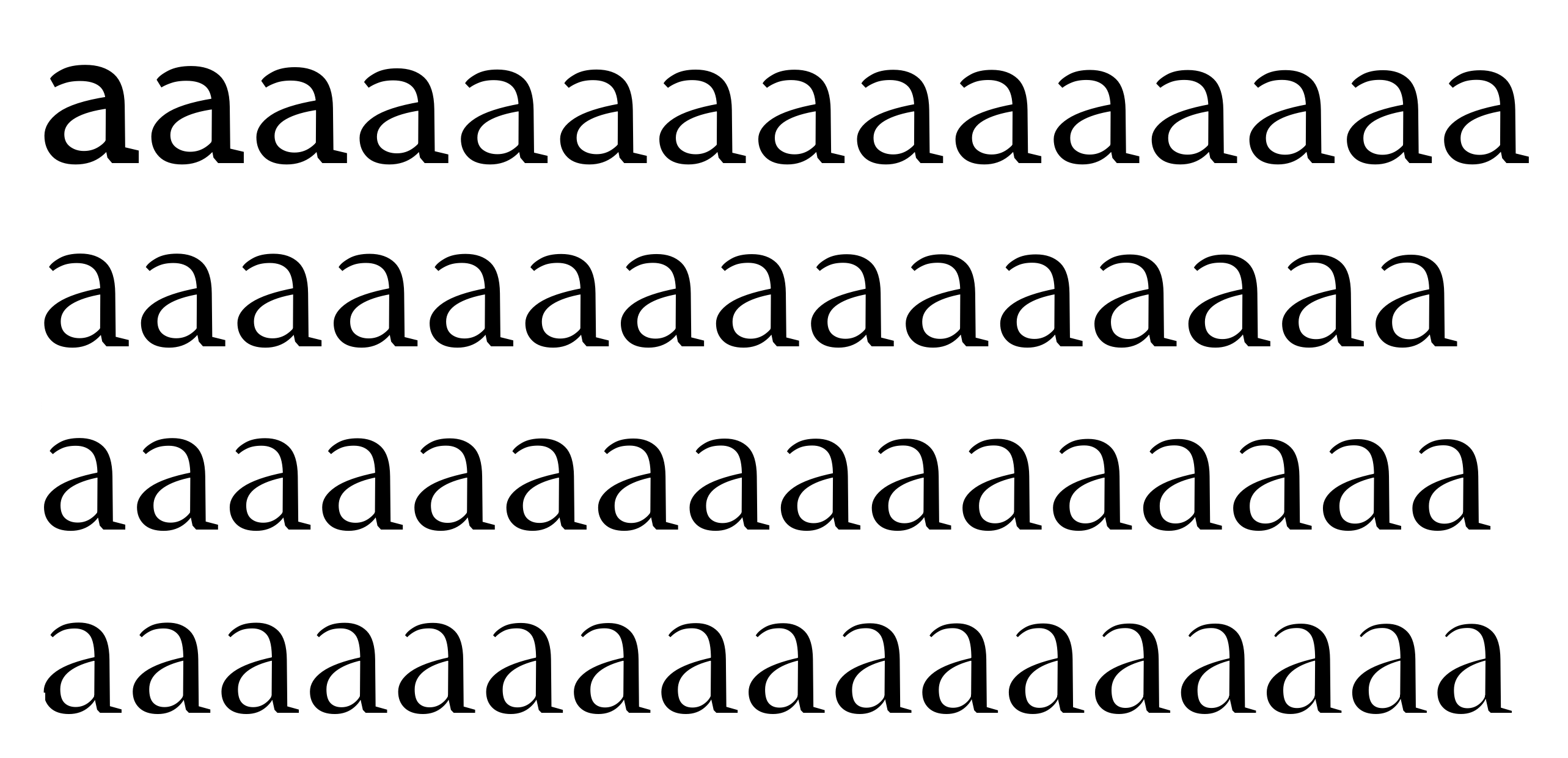 Fonty wariacyjne: wielkość optyczna