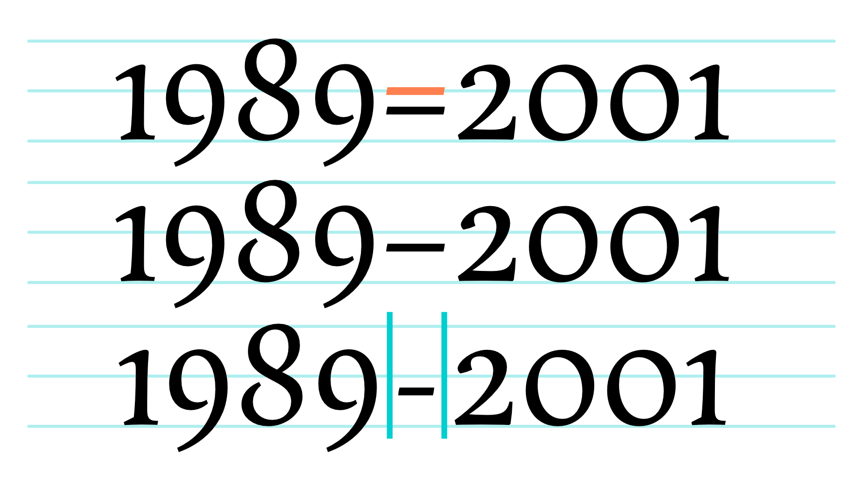Rodzaje kresek w wyrażeniach od… do… (Maecenas)