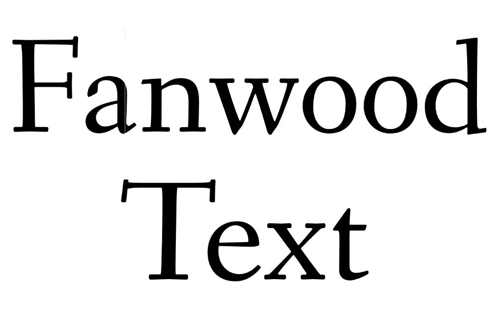 Fanwood Text